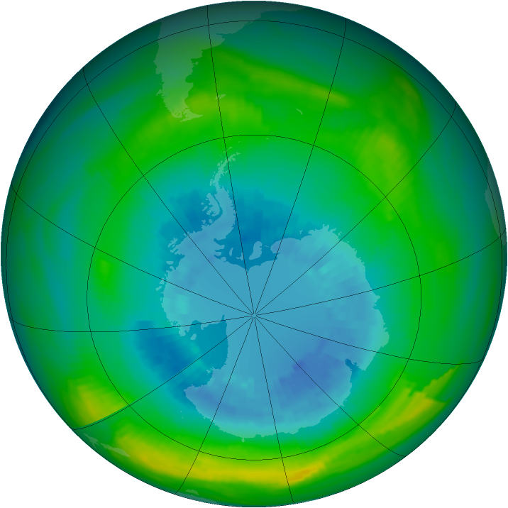 Ozone Map 1980-09-08